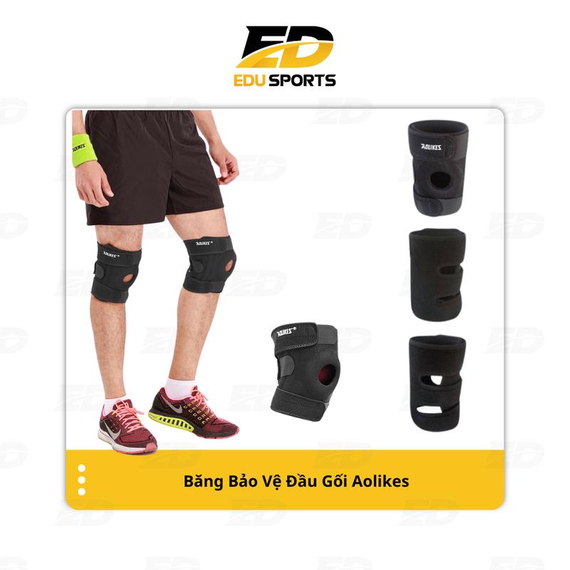  Băng gối thể thao có đệm Silicon. Bảo vệ đầu gối chấn thương dây chằng khi chơi thể thao Đá Bóng Đạp xe Tập gym Chạy bộ 