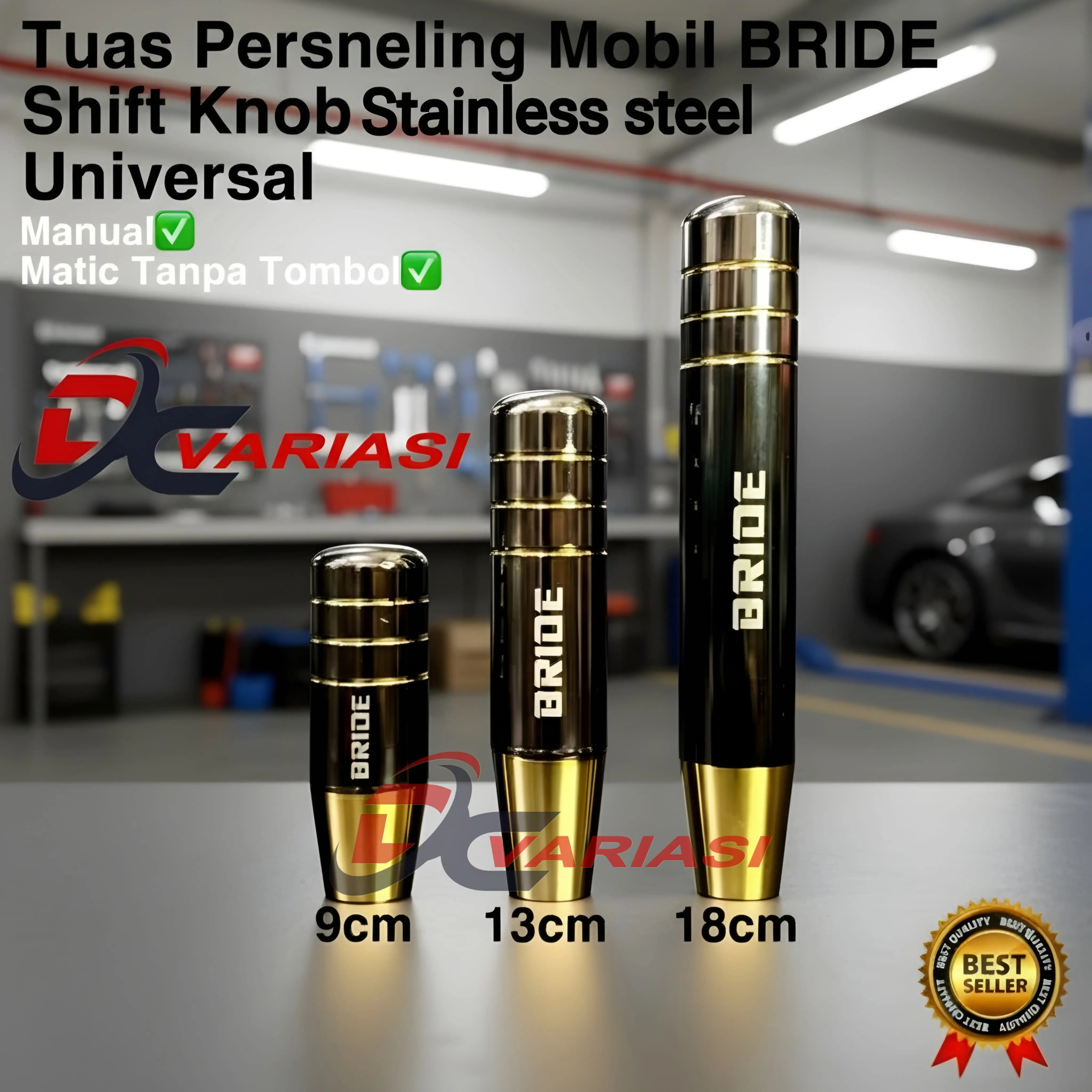 Variasi Knob Persneling 9cm 13cm 18cm Tuas Perseneling Mobil Gear Sticks Gear Shift Knop Perseneling Mobil