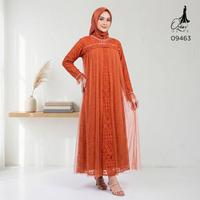 Gambar GAMIS OZIAS BROKAT FIMELA 09463 LD 105 & LD 120 I Gamis Fashion Muslimah Nyaman Panjang - hitam, LD 105 dari Ozias.id Kota Administrasi Jakarta Barat 3 Tokopedia