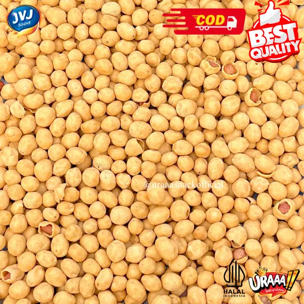 KACANG ATOM / KACANG TELUR OVEN URAAA!! MANIS ASIN GURIH RENYAH Food Snack Cemilan