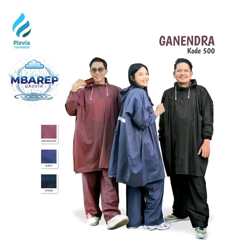 Jas Hujan Plavia Ganendra Ponco Lengan Celana jas hujan setelan jas hujan dewasa