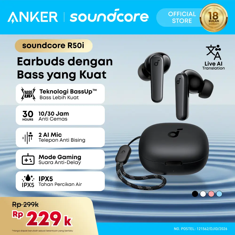 True Wireless Earbuds Anker Soundcore R50i - A3949