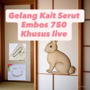 Koleksi Gelang Serut Kait Lobster Embos 750