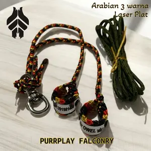 Angklet Braided (Arabian) Jesses | Tali Kaki Burung Elang | Ikat Kaki Burung Elang