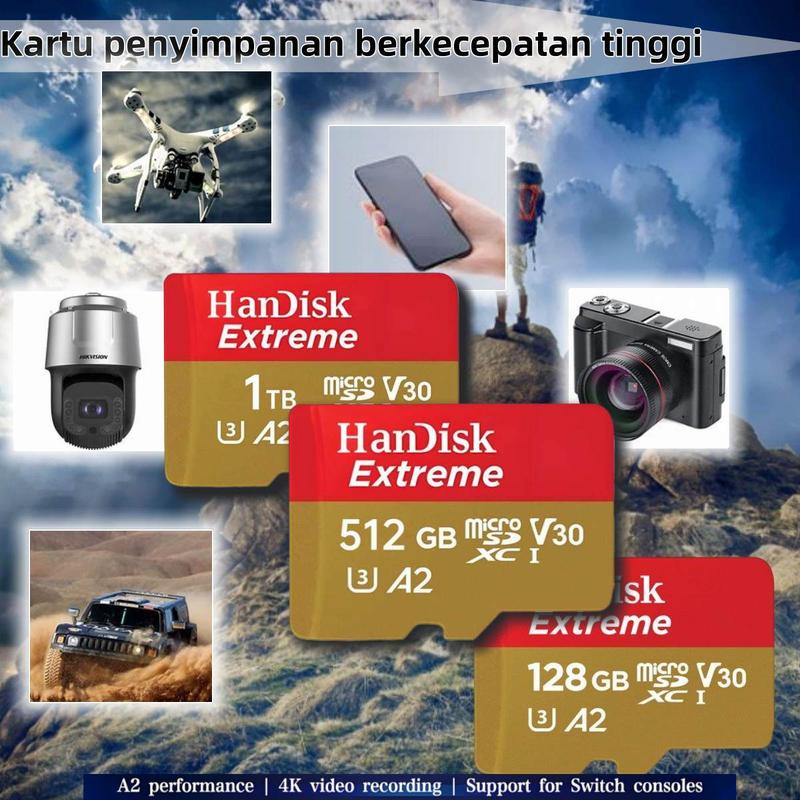 Memory cards with a capacity of 32GB to 2TB. They are storage cards ...