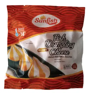 Sunfish Fish Dumpling Cheese Dumpling isi keju 200gr Frozen food ( Khusus Jawa Timur )Makanan instan
