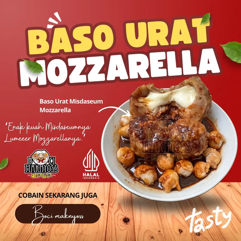 BUNDLING TRIO BADAS ( 3 BASO URAT MOZARELLA MISDASEUM ) 3