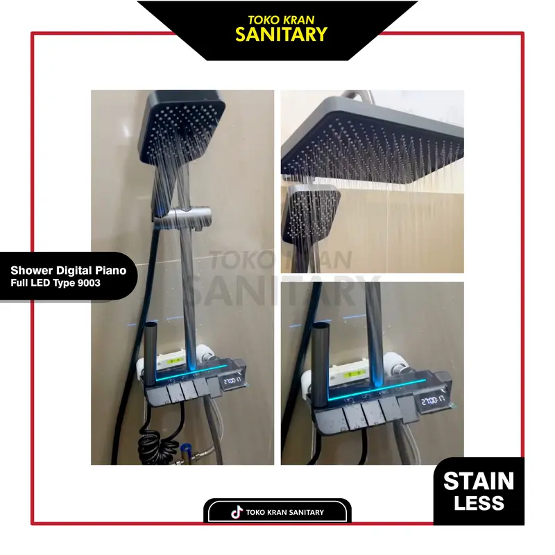 SHOWER COLUMN SET DIGITAL PIANO/SHOWER COLUMN KAMAR MANDI/SHOWER SET DIGITAL PIANO LED/SHOWER MODERN 6