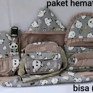 paket hemat 4in 1 gendongan depan tas bayi slimbut gendongan samping bayi