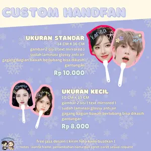 CUSTOM HANDFAN KIPAS TANGAN CUSTOM by BERIstudio