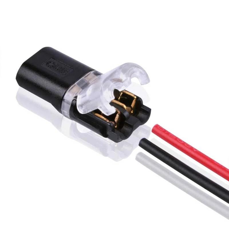Product Introduction of 10pcs 2 Pin Way Plug Wire Cable Snap Connectors Car Waterproof Electrical Connector Strip Terminal Connection Clamp 34