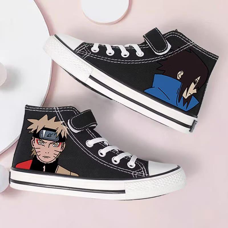 SEPATU SNAIKER RANING ANAK LAKI LAKI PERIA UNTUK SEKOLAH SMP SMA SD DARI UMUR USIA 3 4 5 6 7 8 9 10 11 12 13 14 15 TAHUN PAS DI PAKE JALAN SANTAI DENGAN MOTIF ANIME CARTUN NARUTO SASUKE ONE PEACE DENGAN GAYA PAPORIT SEKARANG Fashion