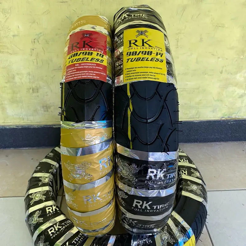 Sepasang Ban Tubles Motor Matic ring 14 Ukuran 80/90-14 dan 90/90-14 Cocok Untuk Beat Vario Mio Scoppy dll Accessories Motorcycle 6