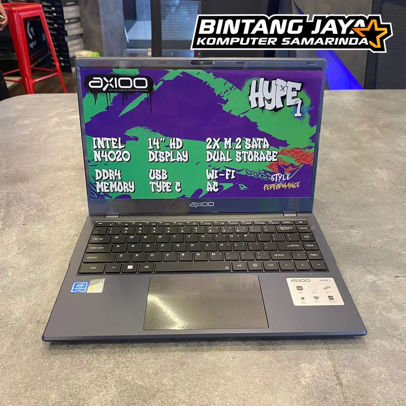 Laptop Axioo HYPE x JKT48 COLLAB/Intel Celeron N4020/4GB/128GB