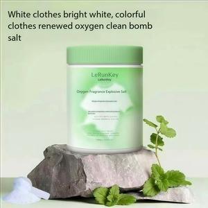 LeRunKey 600g Garam Letupan, 99.89% Steril dan Penghilang Bau, Menghilangkan Noda Kuning, Pembersih Pakaian, Pemutih, Aroma Segar, Pembersih Mendalam - Cleaner mosaic  cleaner sabun  periuk  berkerak