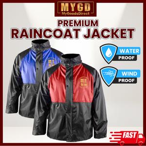 <MYGD>Rain Coats Motorcycle PREMIUM QUALITY Waterproof Jackets Baju Hujan (L TO 3XL) Raincoats Baju Hujan Motorsikal