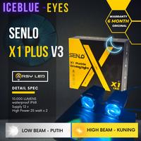 Gambar mini laser senlo T1 Plus V3 blue lens lampu led motor mobil kabut foglamp sorot 25w pipih Super Terang Car - T1 Eye Iceblue - Low-Putih Hi-Putih dari ARSYLED MALL Kota Administrasi Jakarta Selatan 1 Tokopedia