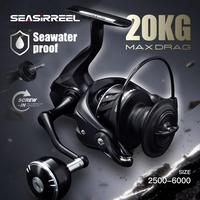 Gambar SEASIRORIGIN TINGHE Spinning Reel Pancing Power Handle, Daya Tarik Maksimum 10-20KG, Spool Aluminium Ukir CNC, Rasio Gigi 5.2:1, 5+1 Bantalan, Bodi Nilon Diperkuat,Suitable for Saltwater/Freshwater - 2500（10kg） dari SEASIR Kab. Tangerang 1 Tokopedia