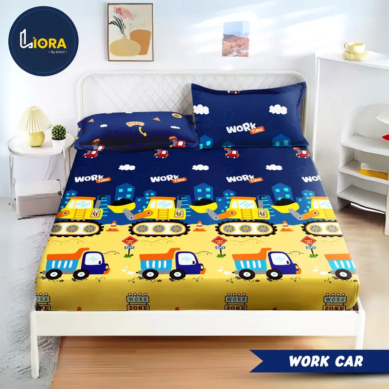 (PART 2) Sprei SATU SET Motif Kartun Anak Homemade Karakter Lucu Kartun Disperse 4