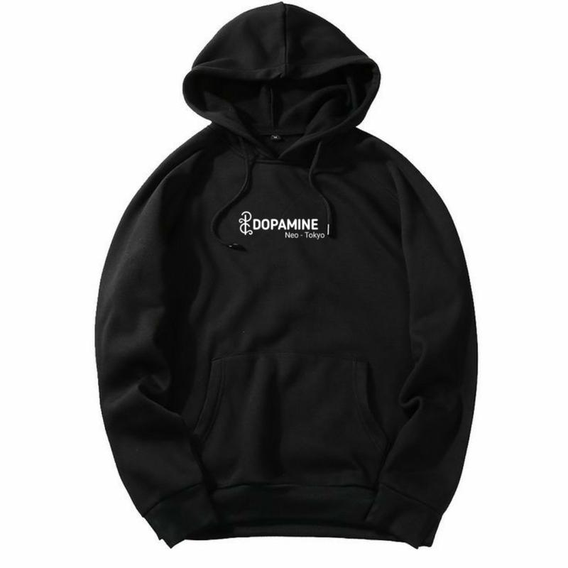 Sweater Fleece Hitam XL-M-L Tebal untuk Pria dan Wanita standard sesuai gambar 0