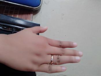 Product Review of Cincin Titanium Tunangan/Cincin Nikah Mata Satu C33 from D**シ 1