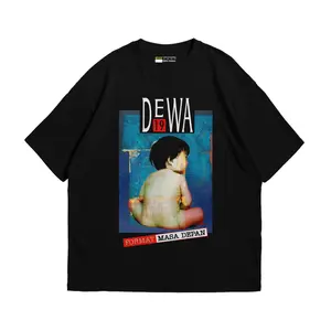 Capruk.Clo Reguler T-Shirt Dewa 19 Format Masa Depan Kaos Pria Wanita Premium Polyester 24s DTF Kaos Streetwear Distro Premium