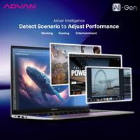 Promo Laptop ADVAN AI Gen Intel Core Ultra 5 125H 16GB 512GB 14'' FHD ...