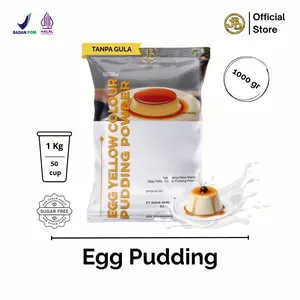 EGG PUDDING Powder 1kg | Topping Minuman | Jakarta Bubble Drink