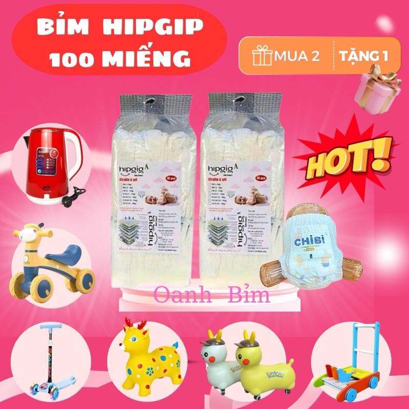 (100 MIẾNG+ KÈM QUÀ XỊN 1.) BỈM QUẦN HIPGIG 100 MIẾNG , PHÔM BO, THẤM HÚT 700ml , NHIỀU MẪU ĐA DẠNG, BỈM MỎNG