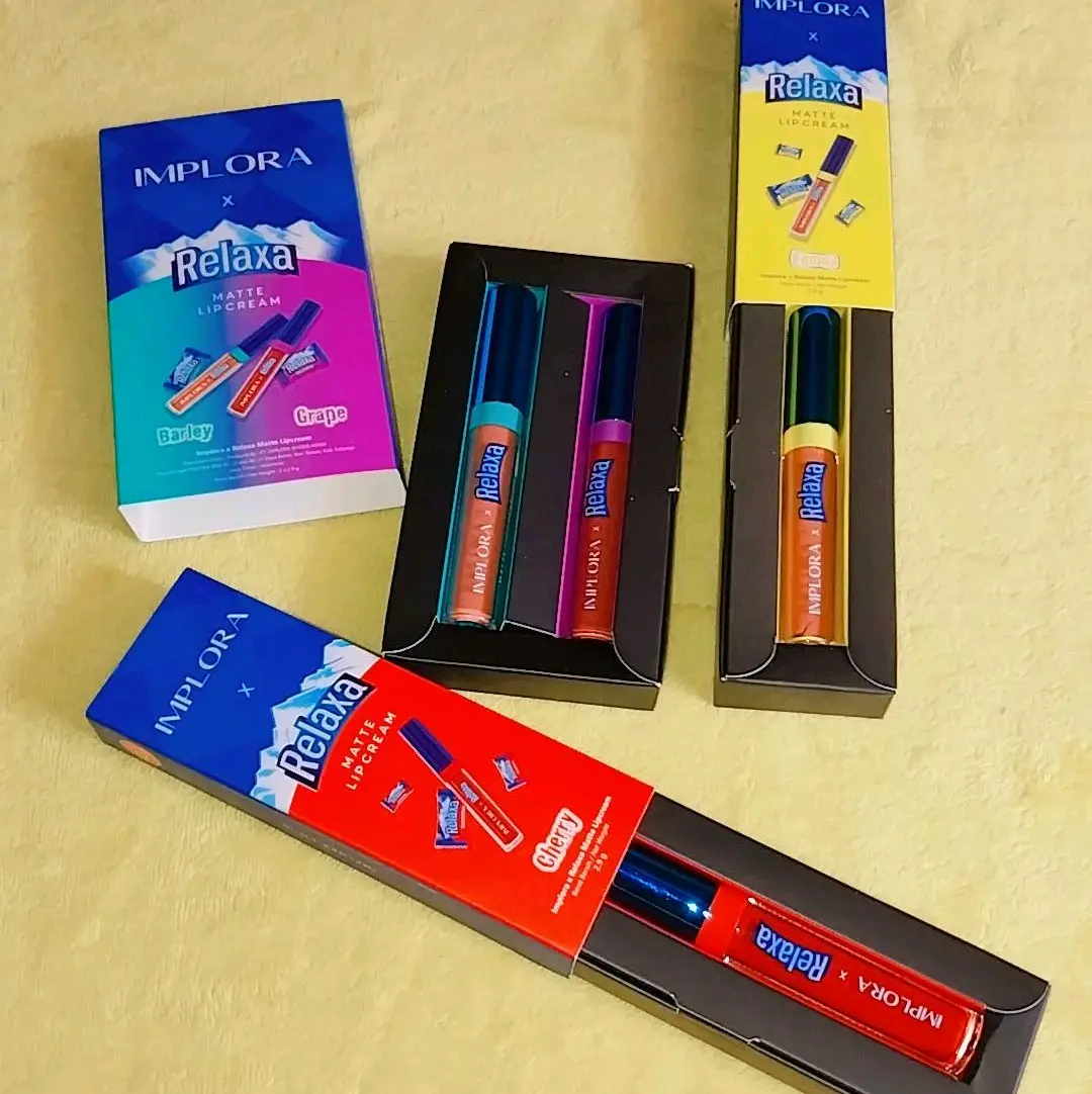 Implora x Relaxa  Matte Tahan Lama Ringan