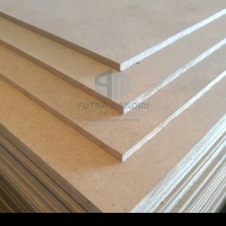 papan MDF tebal 6mm Ukuran 40x75 cm Papan MDF Grade-A kuat Halus dua sisi