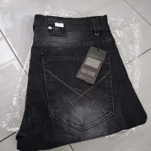 Celana Panjang Denim Dream Story Monocrom Jeans Pria High Quality Stretch Slim Fit Hitam Nyaman Skinny