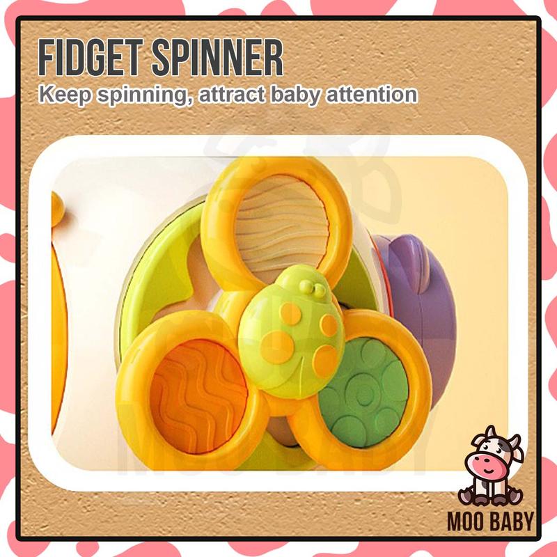 Moo Baby Toy Rabbit Key Spinner Busy Cube Mainan Baby 8 Bulan Montessori Toys Busy Toys for Baby Mainan Bayi Early Educational Sensory Toys 5
