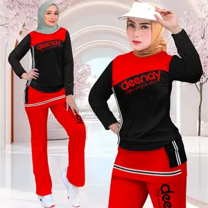 Setelan Olahraga Wanita Kombinasi Rok Celana Cargo Sporty Deenay Set Training Viral Oneset Joging Running Kekinian Gratis Ongkir
