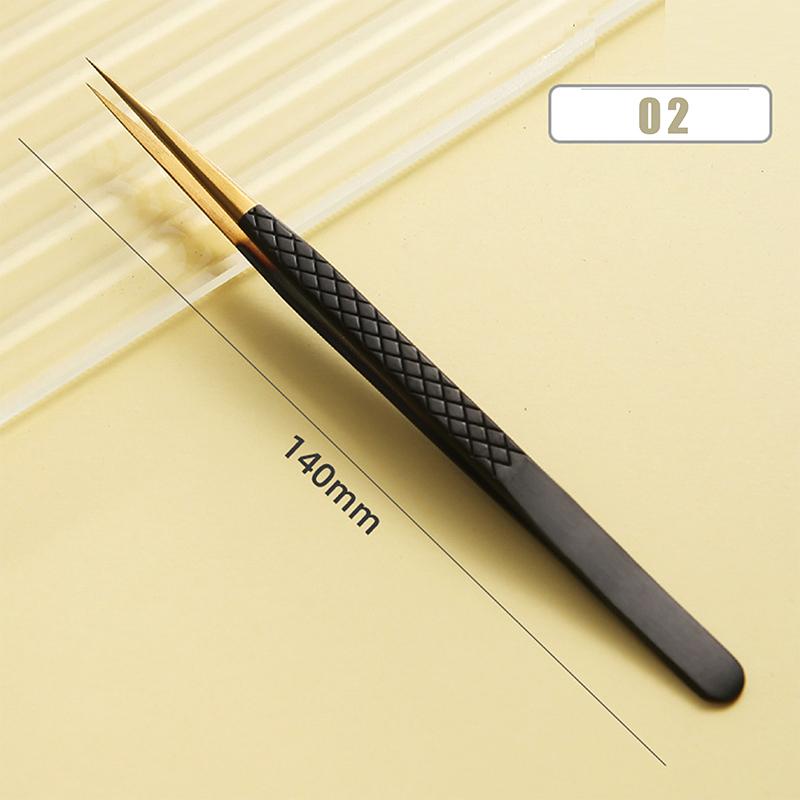 Nhíp Nối Mi Chuyên Nghiệp, 1 Cái, Chống Tĩnh Điện, Kìm 8