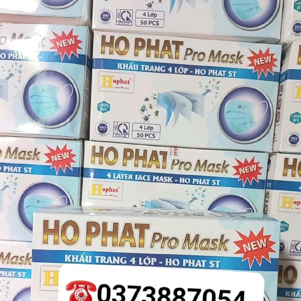 combo 5 hộp khẩu trang y tế ( tặng 1 hộp )