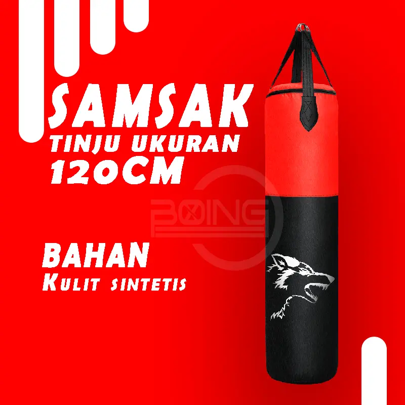 Samsak tinju pencak silat ukuran 120cm Muaythai Boxing mma Olahraga