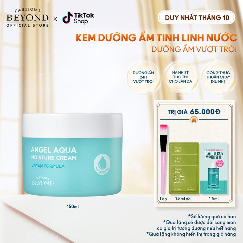 [Võ Hà Linh x BEYOND]Kem dưỡng ẩm Tinh Linh Nước Hỗ trợ làm dịu Beyond Angel Aqua Moisture Cream 150ml
