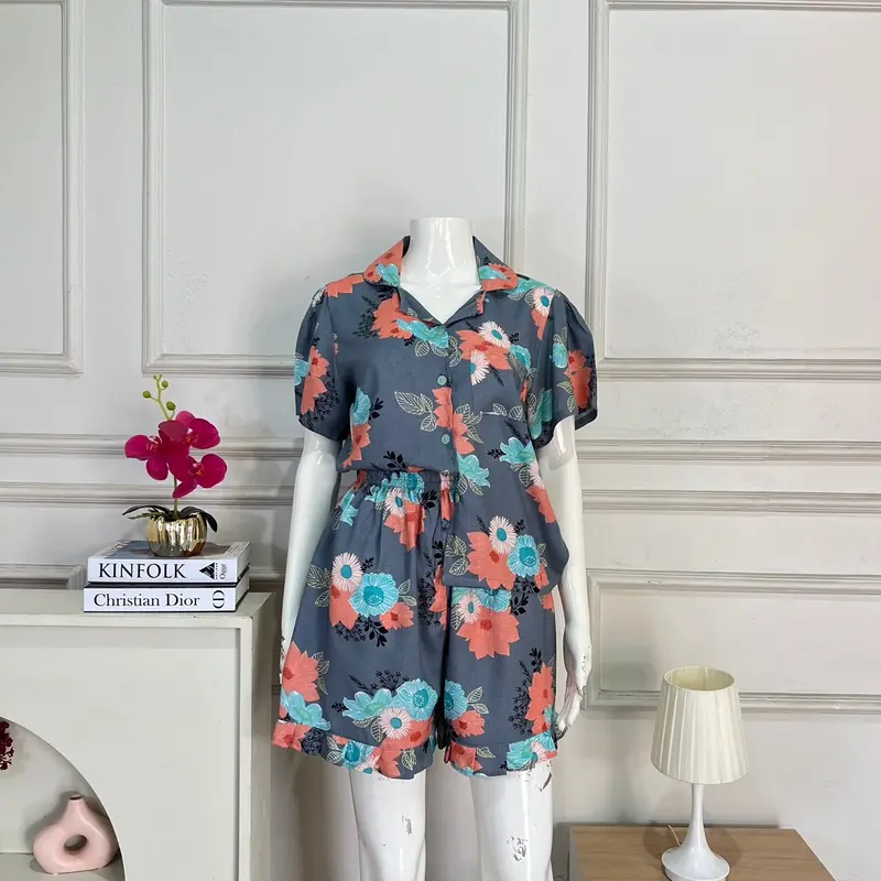 KIKI SET / SETELAN PENDEK / PIYAMA PENDEK Wanita 4
