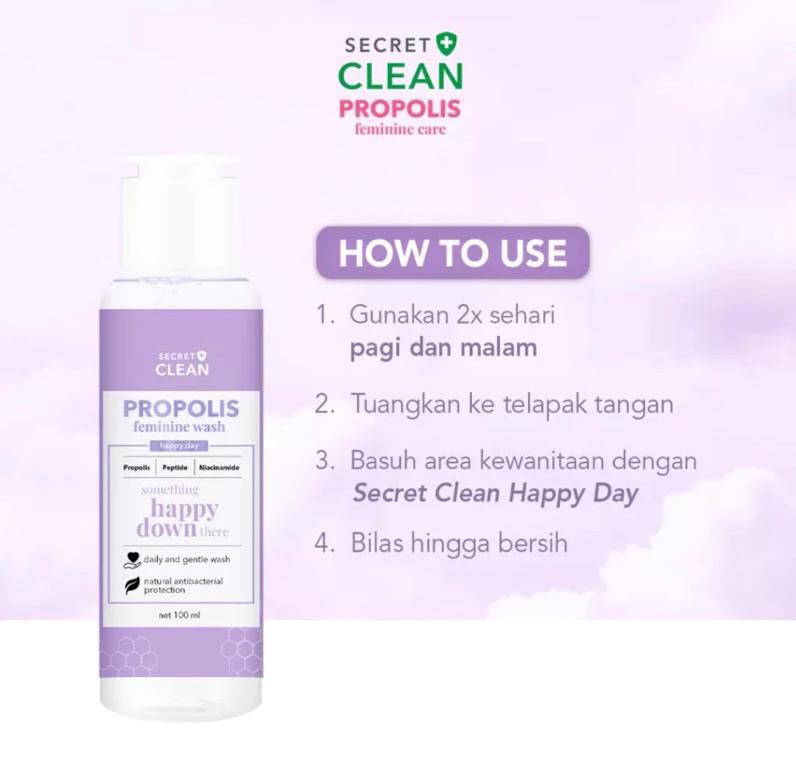 SECRET CLEAN Paket Propolis Feminine Care 5