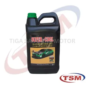 RADIATOR COOLANT 5 LITER GREEN  AIR RADIATOR MOBIL HIJAU PENDINGIN MESIN SUPER COOL