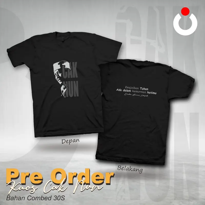Kaos CAK NUN kata kata mutiara motivasi kaos Distro murah dan simple 2