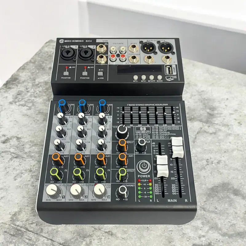 Amplifier Kimiso SIC4 Mixer Audio Berkualitas 0