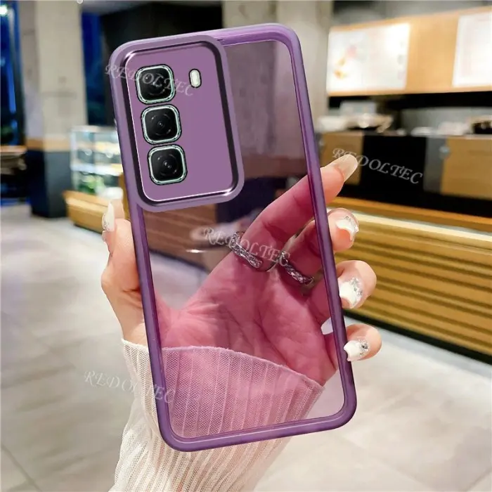 CASING INFINIX HOT 50 PRO PLUS SILIKON SQUARE PLATING RING CAMERA SOFT CASE HANDPHONE