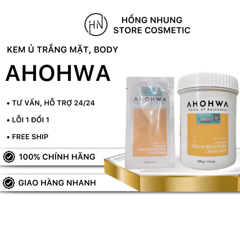   CHÍNH HÃNG  Kem Ủ Trắng Ahohwa Dưỡng Da Trắng Sáng Tự Nhiên Giảm Thâm Nám 