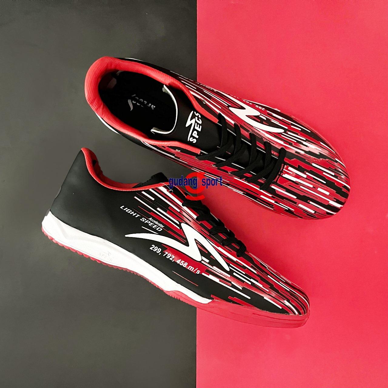 Sepatu Futsal Lightspeed Reborn Hitam Gold Bahan Bagus Bisa COD DiTempat