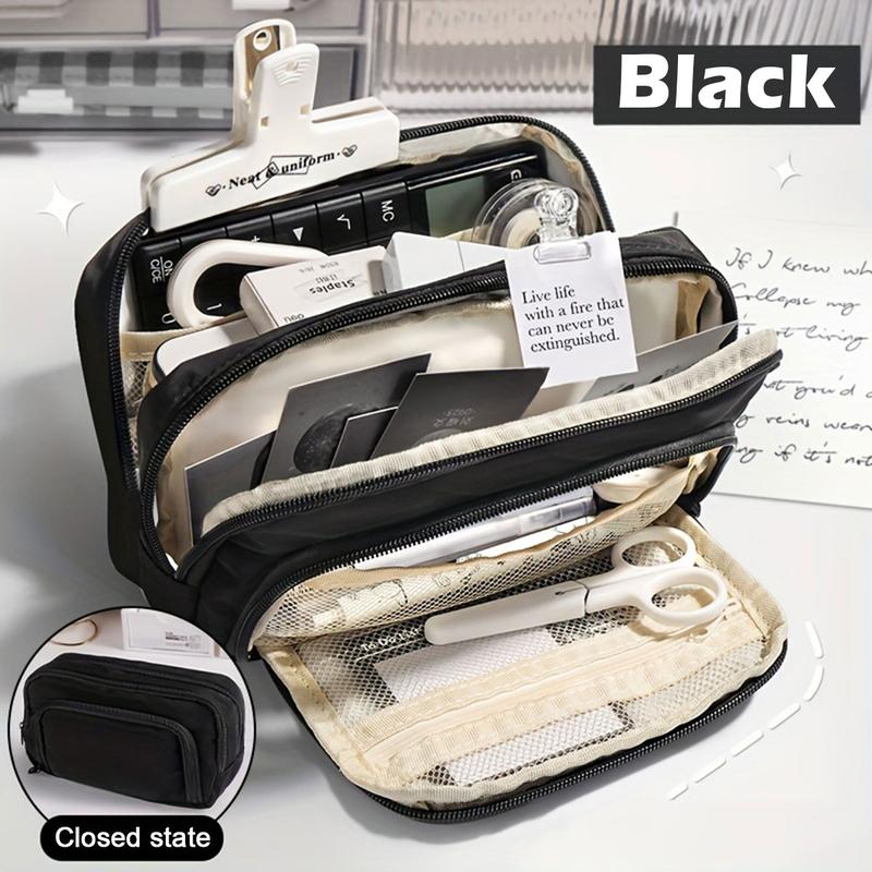 【Hàng tồn kho Vỏ bút chì dễ thương và bền có thể lưu trữ nhiều văn phòng phẩm công suất lớn văn phòng phẩm sinh viên