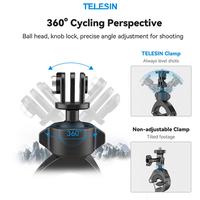 Gambar TELESIN Handlebar Clamp Bike Mounting Stang Sepeda Bicycle Motor Motorcycle Bracket Ring Tube Mount For Action Cam GoPro Brica B-Pro5 BPro Insta360 Akaso Osmo Camera Kamera Aksi dari Brica Berrisom Kab. Tangerang 4 Tokopedia