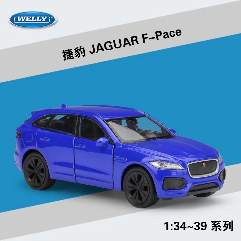 WELLY 1:36 Jaguar F-Pace alloy car model toy collection display piece gift