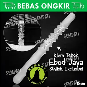 JEPITAN TEBOK SANGKAR BURUNG KLEM PLAT JEPIT STAINLESS UKIR EBOD JAYA